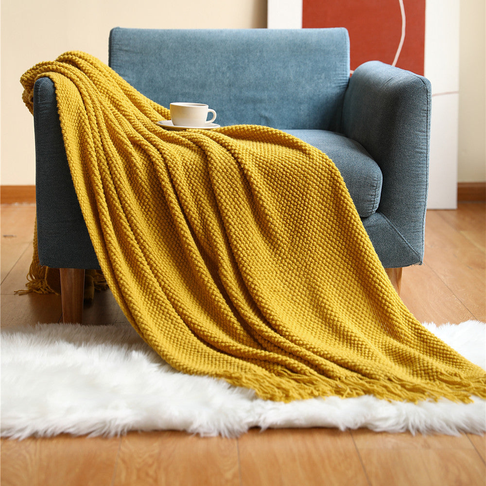 Soft Knit Throw Blanket – Calm Living Essential