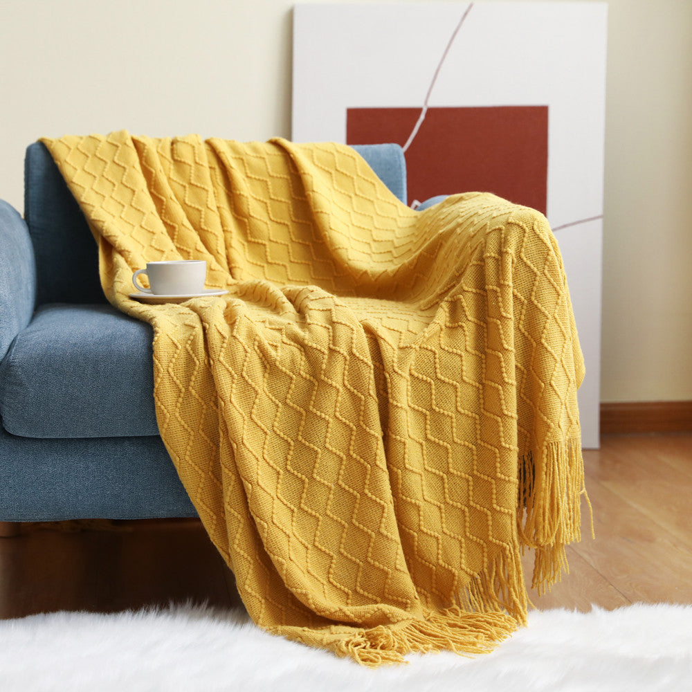 Nordic Knit Throw Blanket – Soft Everyday Comfort