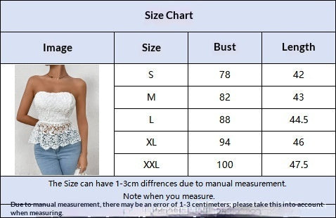 Nalani Lace Strapless Bustier Top