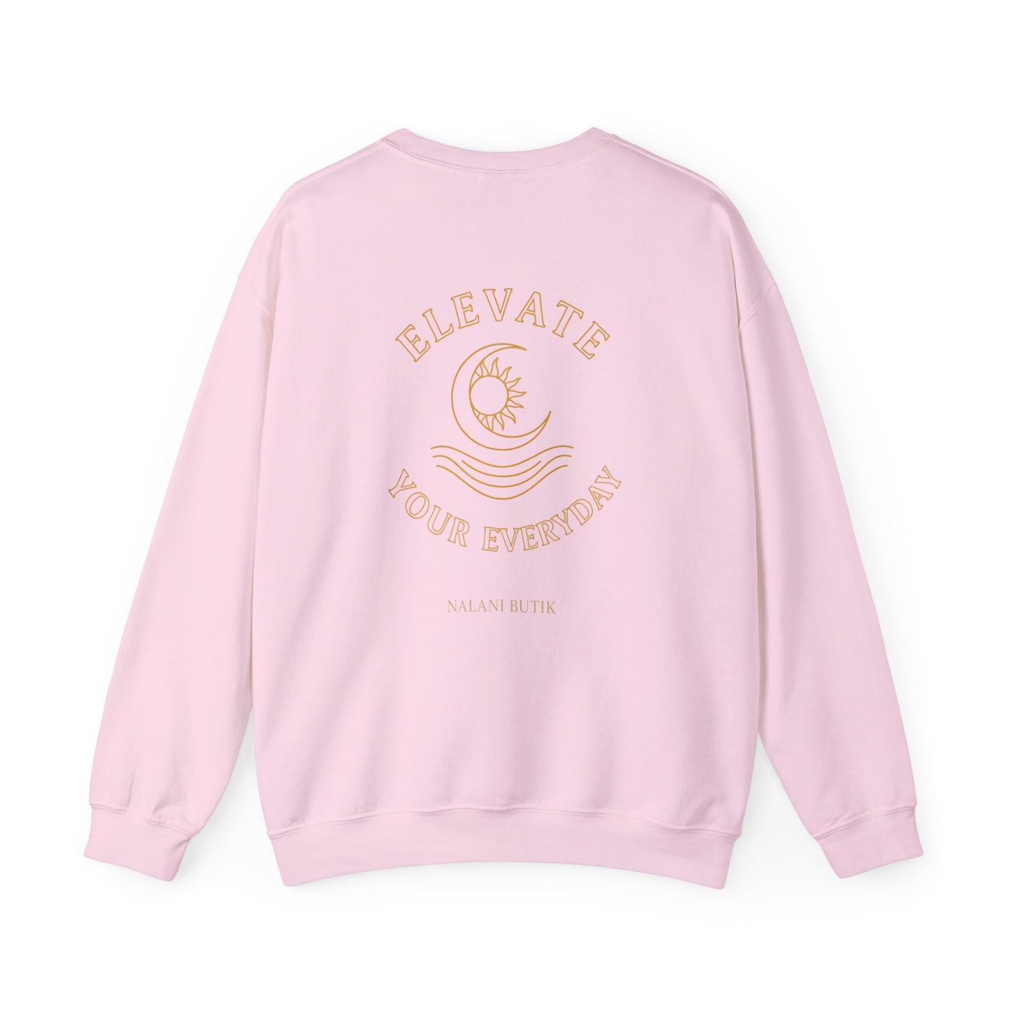 Elevate Your Everyday Crewneck Sweatshirt – Minimal Wellness Graphic
