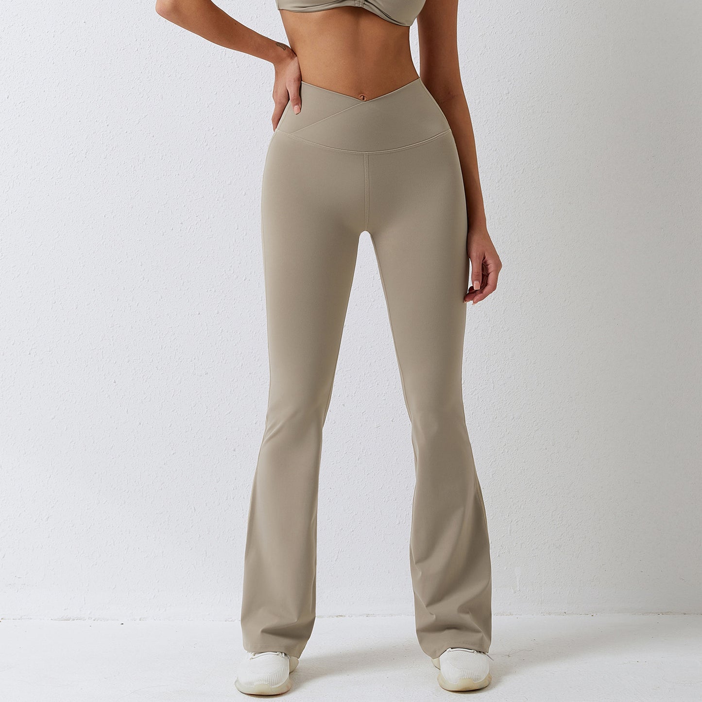 Nalani Brushed High-Waist Flow Pants - Effortless Style and Comfort