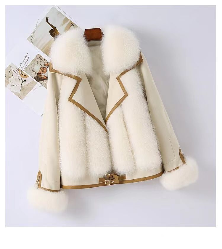 Faux Fur Trim Coat – Soft Winter Elegance
