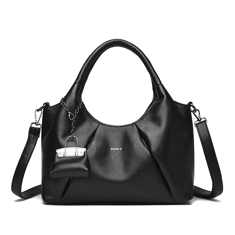 Nalani Soft Pleat Leather Shoulder Bag - A Relaxed Everyday Essential