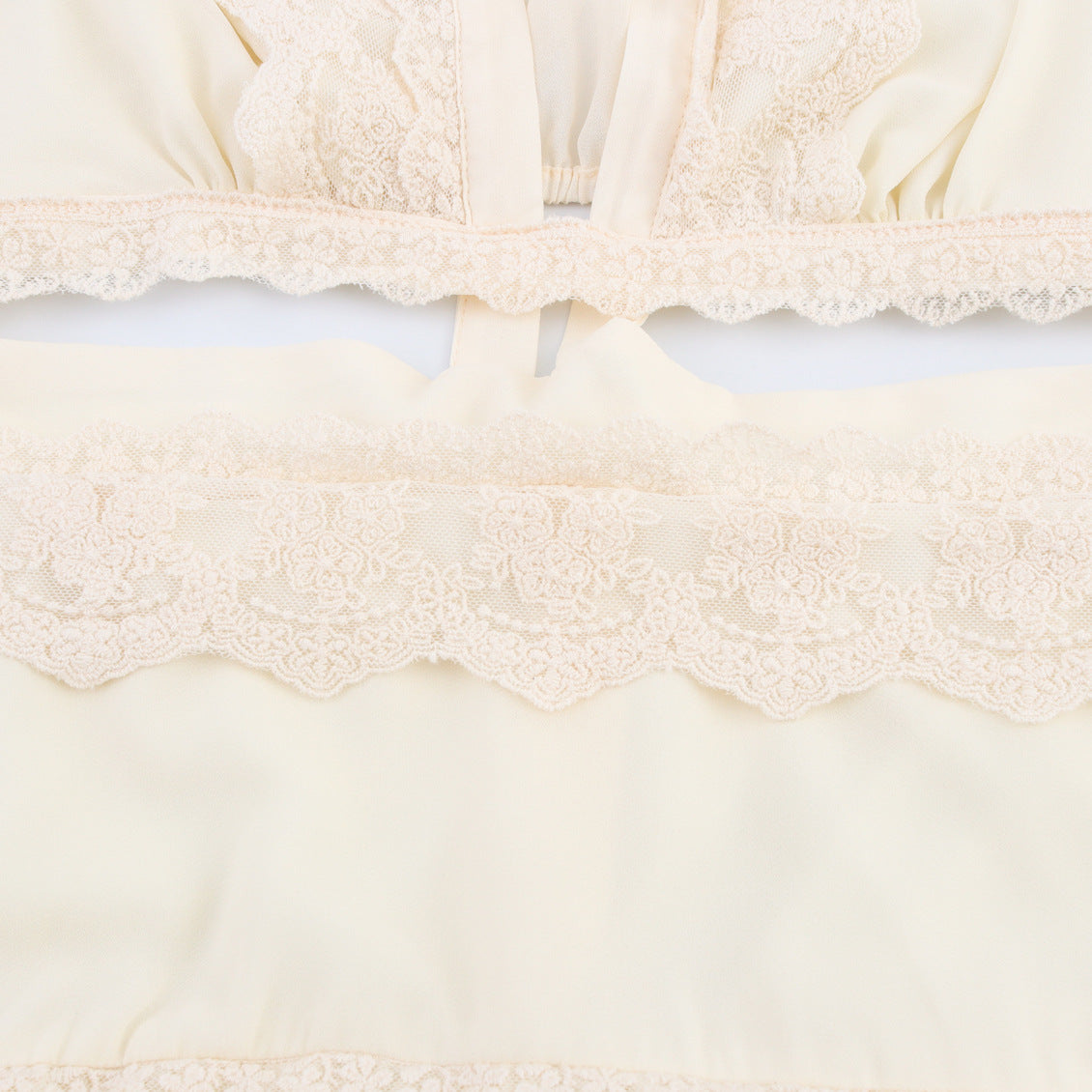 Lumi Lace Deep V Maxi Dress