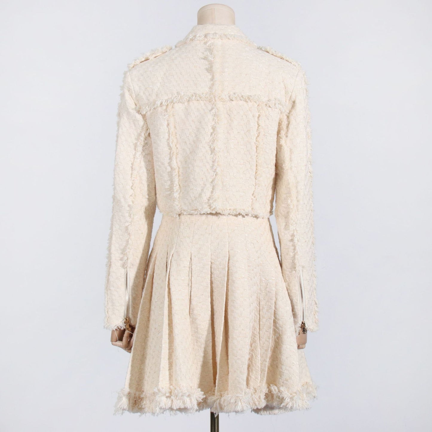 Nalani Luxe - Soft Fringe Jacket & Skirt Set