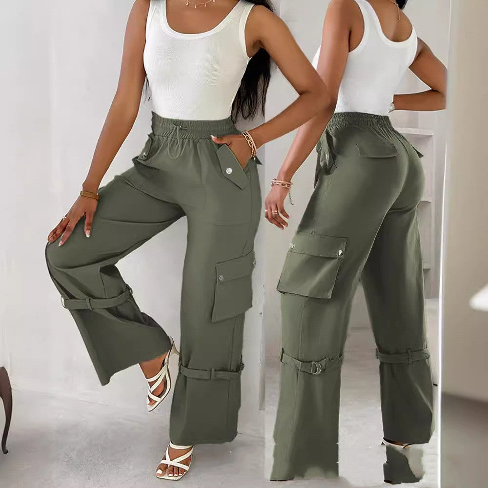 Nalani Modern Utility Pocket Pants - Clean structure with functional ease