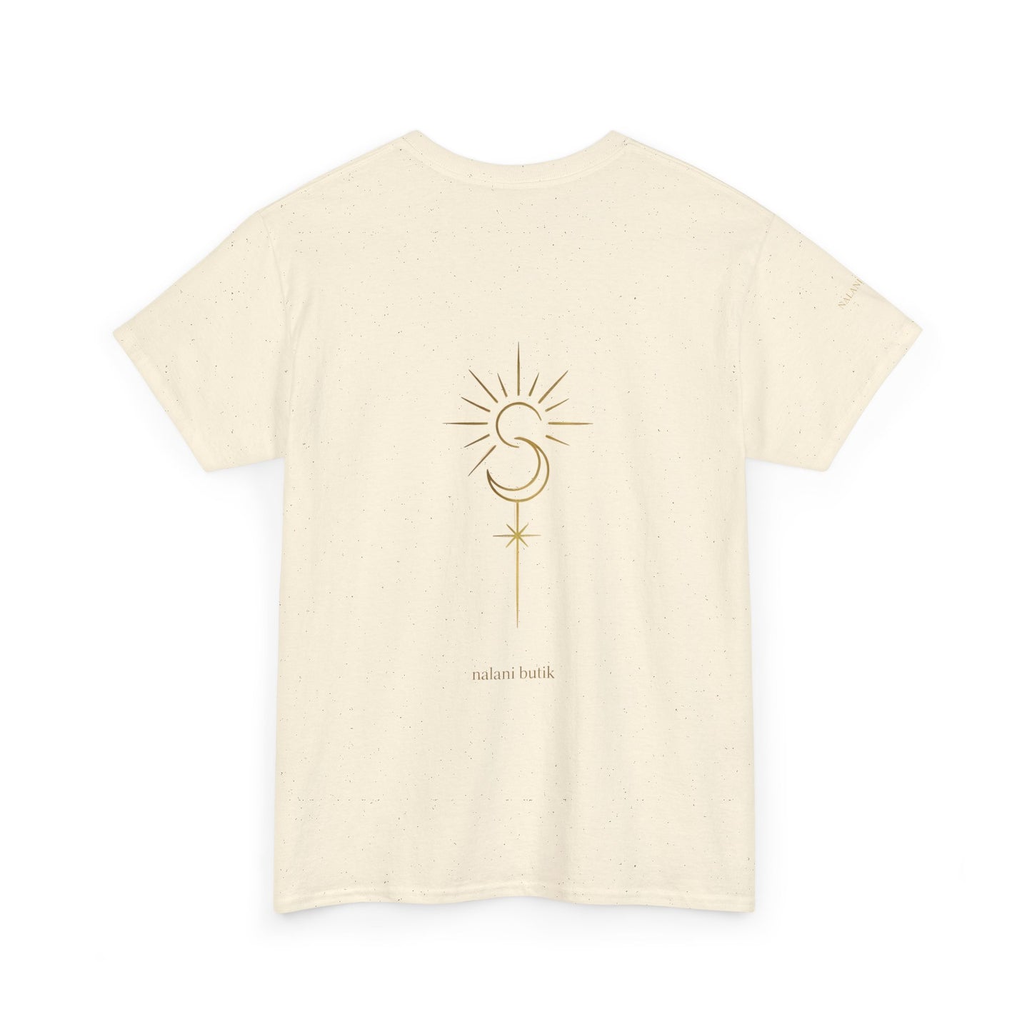 Minimal Sun & Moon Tee — Celestial Graphic T-Shirt