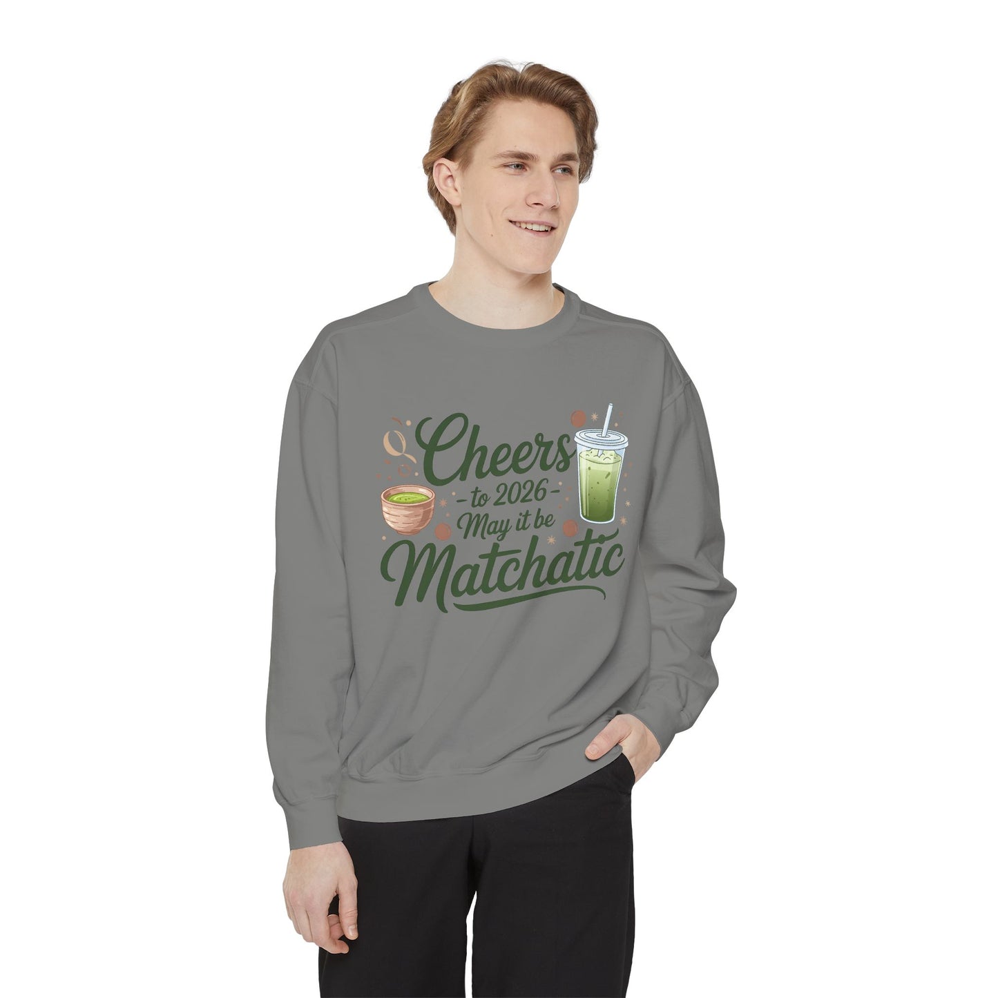 Matcha Cheers 2026 Sweatshirt
