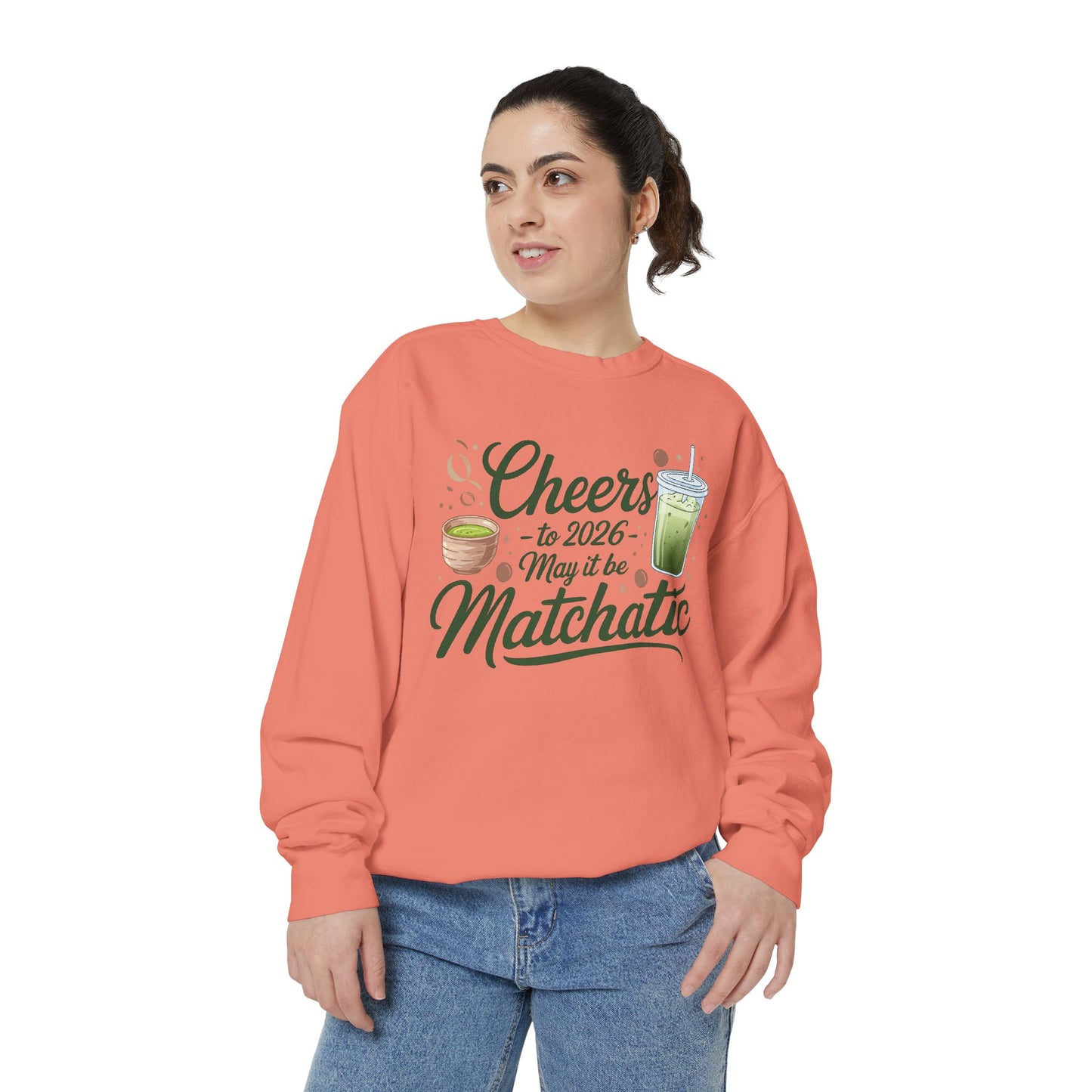Matcha Cheers 2026 Sweatshirt