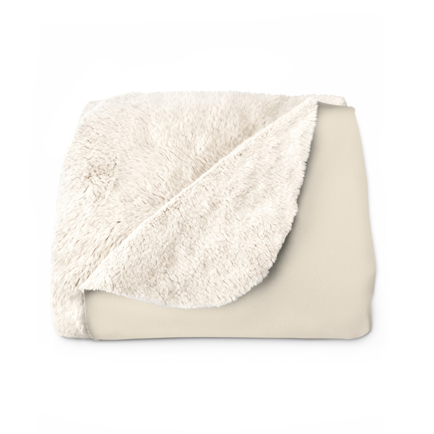 Elevate Your Everyday Sherpa Fleece Blanket — Cozy Neutral Throw with Sun & Moon Design