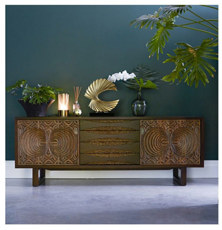 Abstract Flow Resin Sculpture – Modern Home Accent