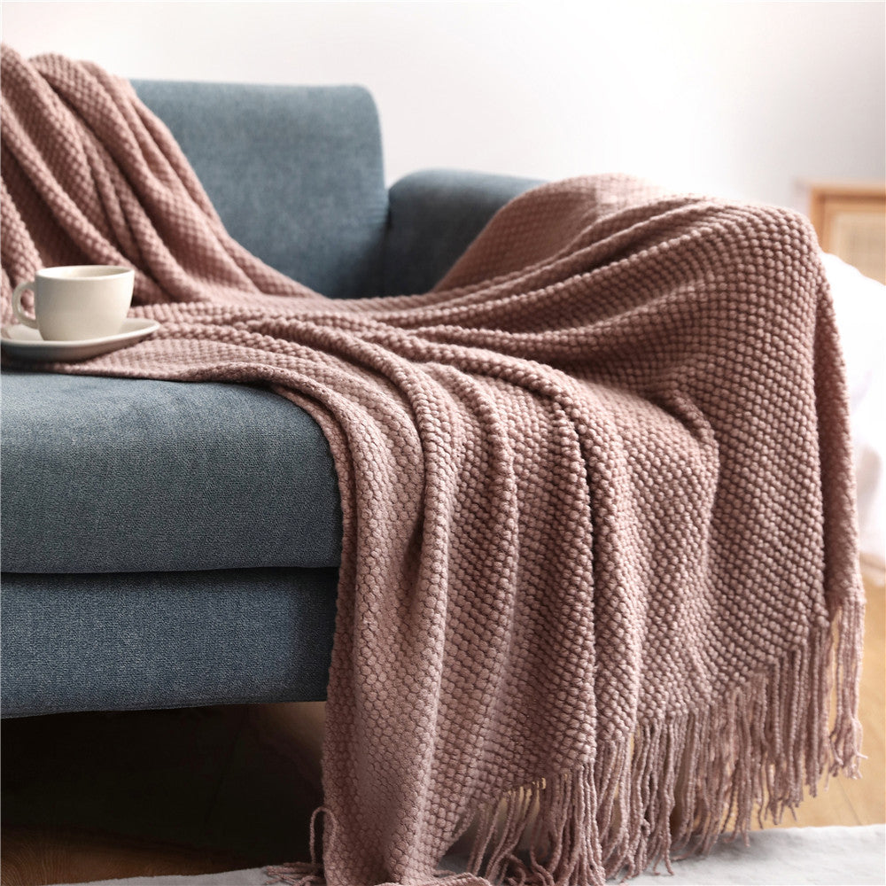 Soft Knit Throw Blanket – Calm Living Essential