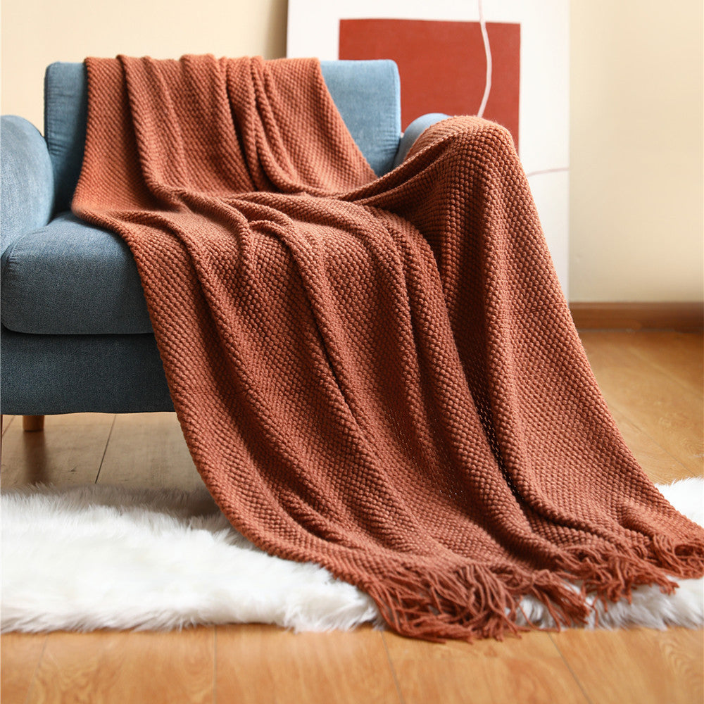 Soft Knit Throw Blanket – Calm Living Essential