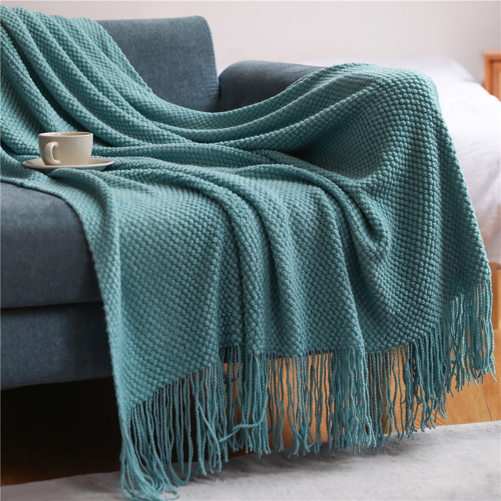 Soft Knit Throw Blanket – Calm Living Essential