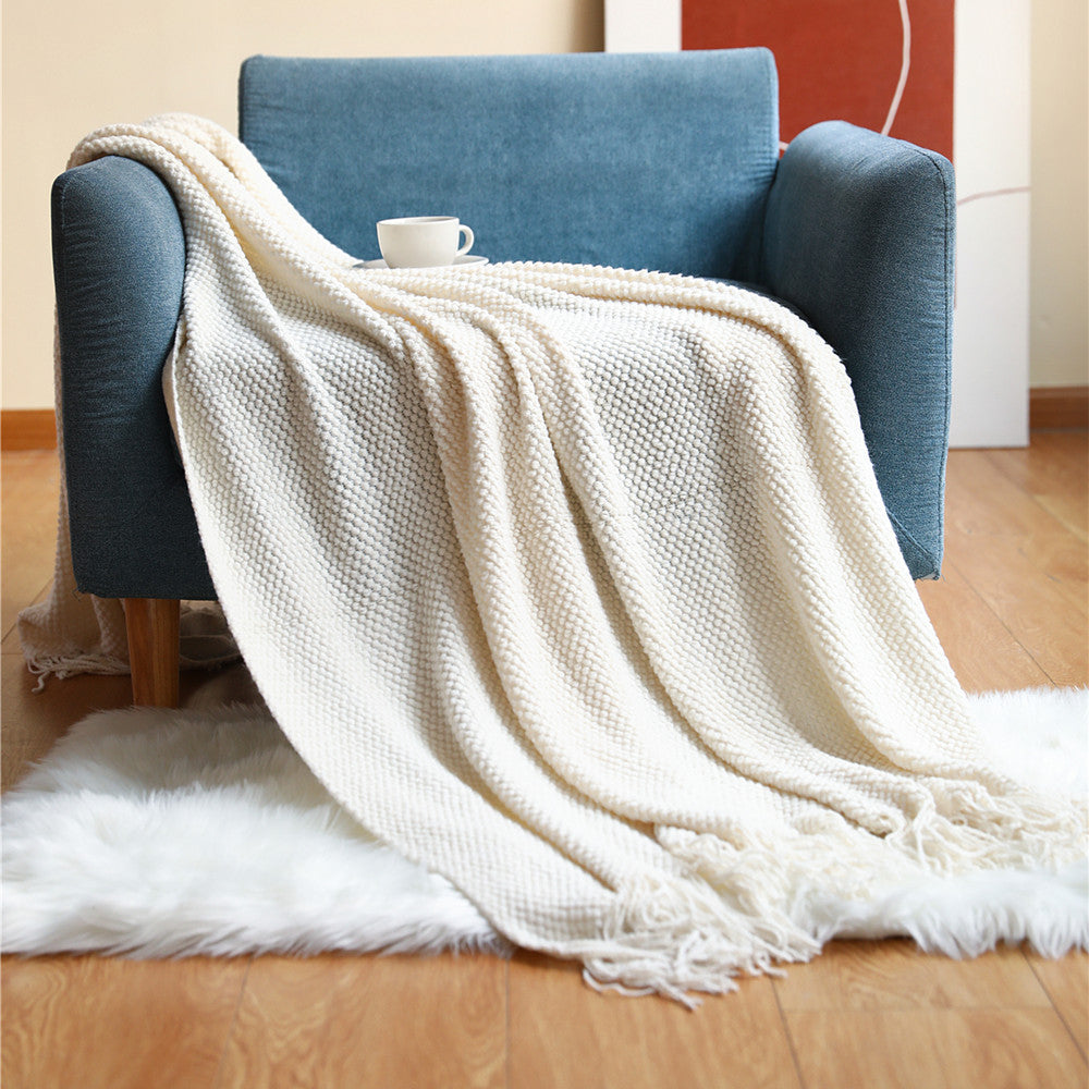 Soft Knit Throw Blanket – Calm Living Essential
