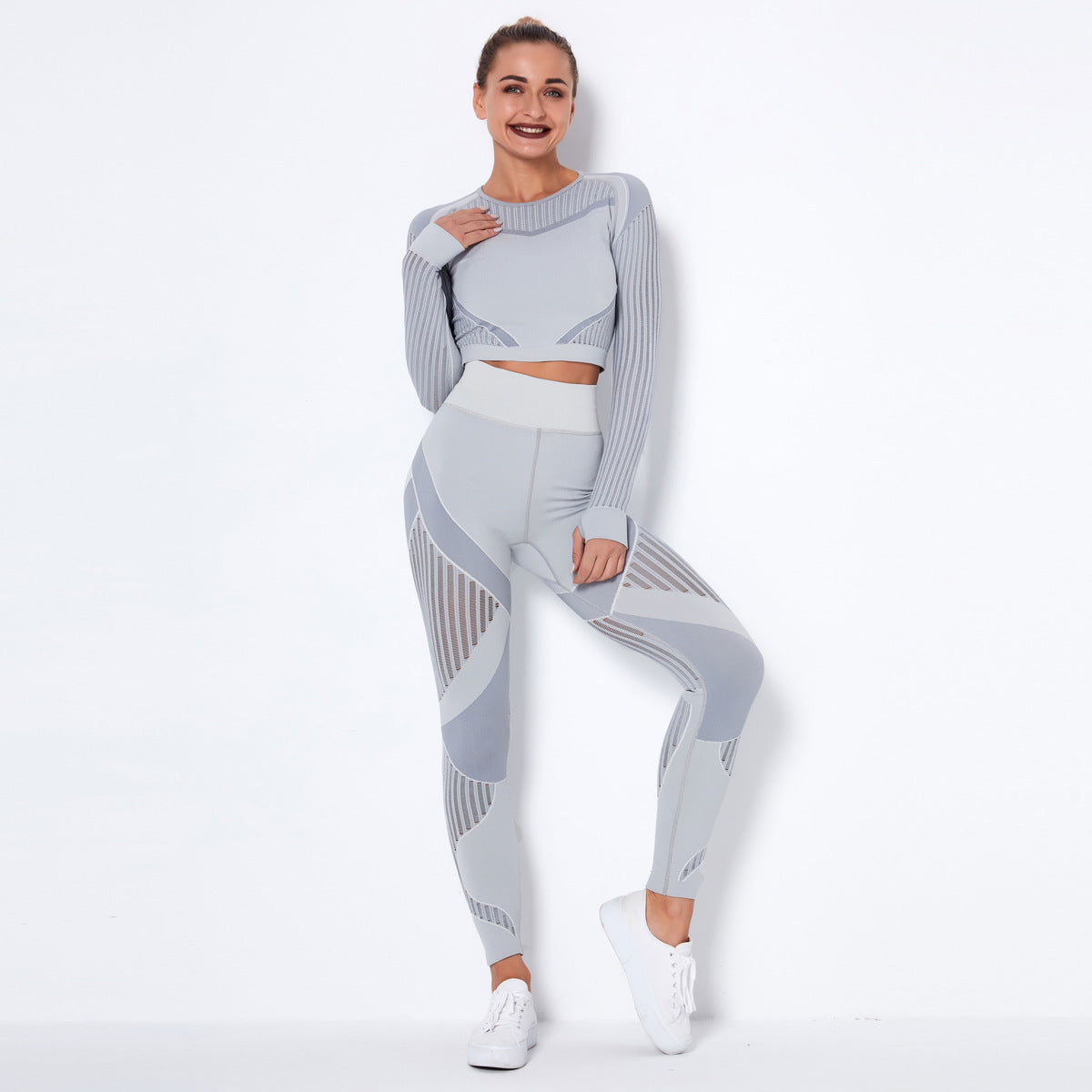 Nalani Seamless Flow Yoga Suit - Effortless Movement & Style