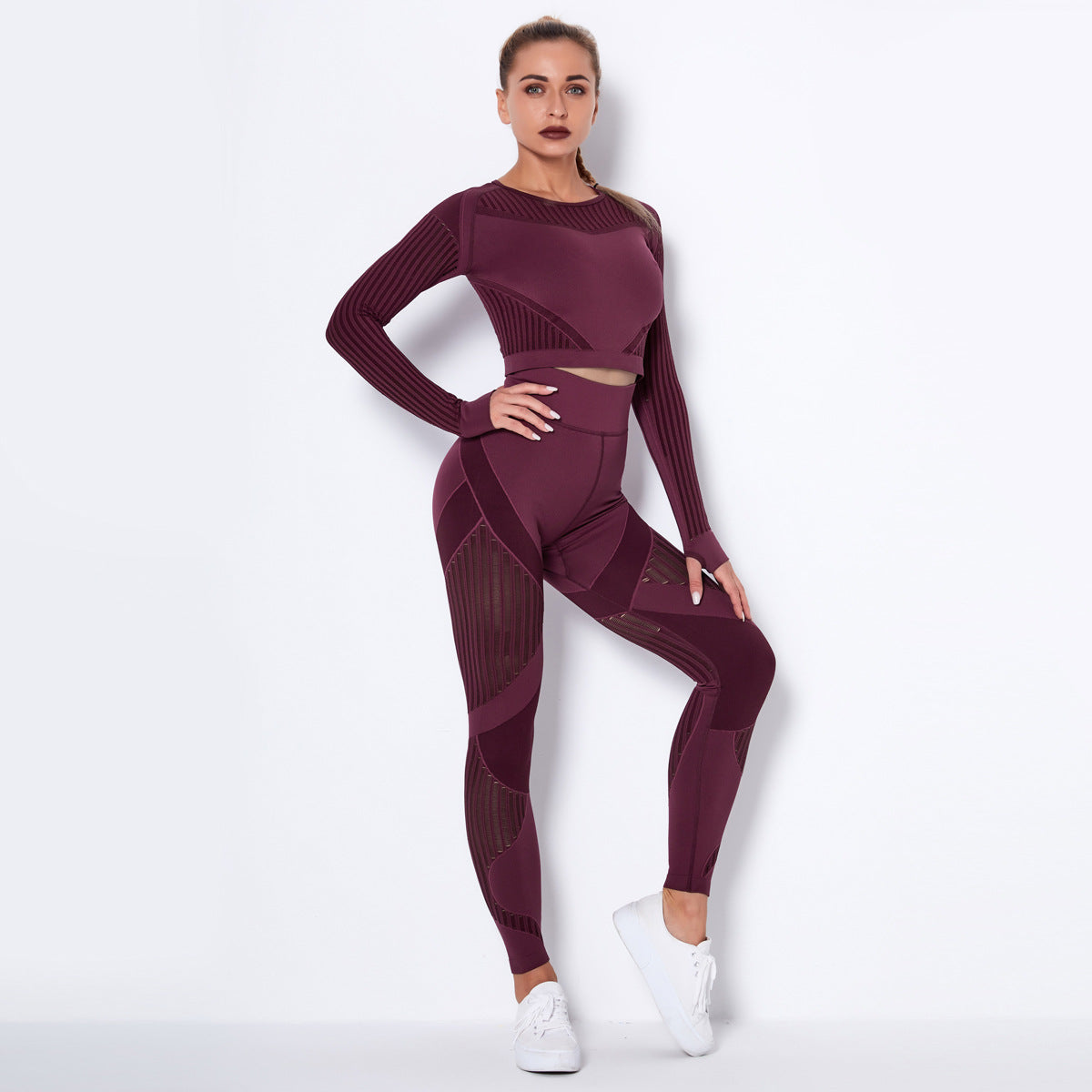 Nalani Seamless Flow Yoga Suit - Effortless Movement & Style