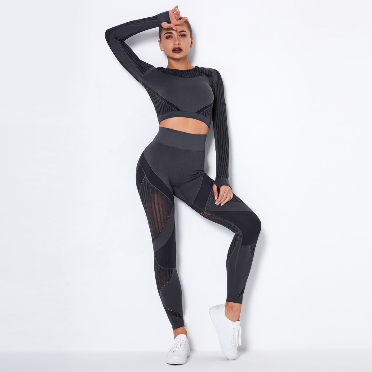 Nalani Seamless Flow Yoga Suit - Effortless Movement & Style