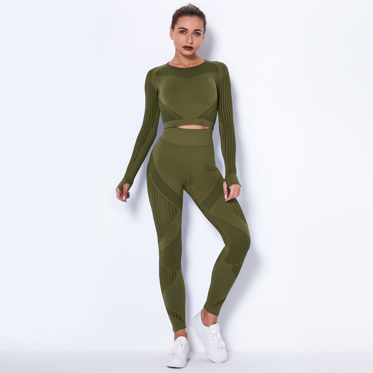Nalani Seamless Flow Yoga Suit - Effortless Movement & Style