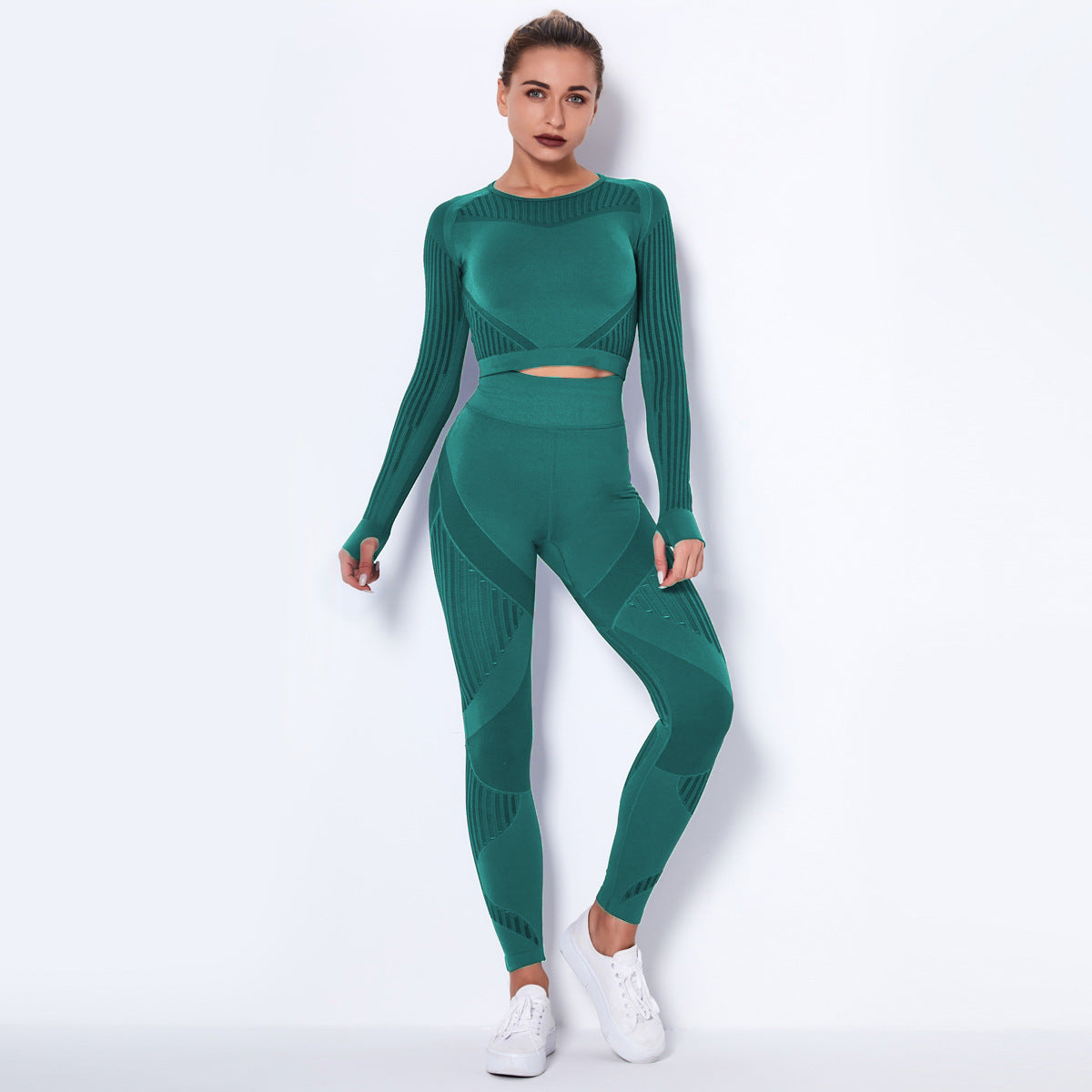 Nalani Seamless Flow Yoga Suit - Effortless Movement & Style