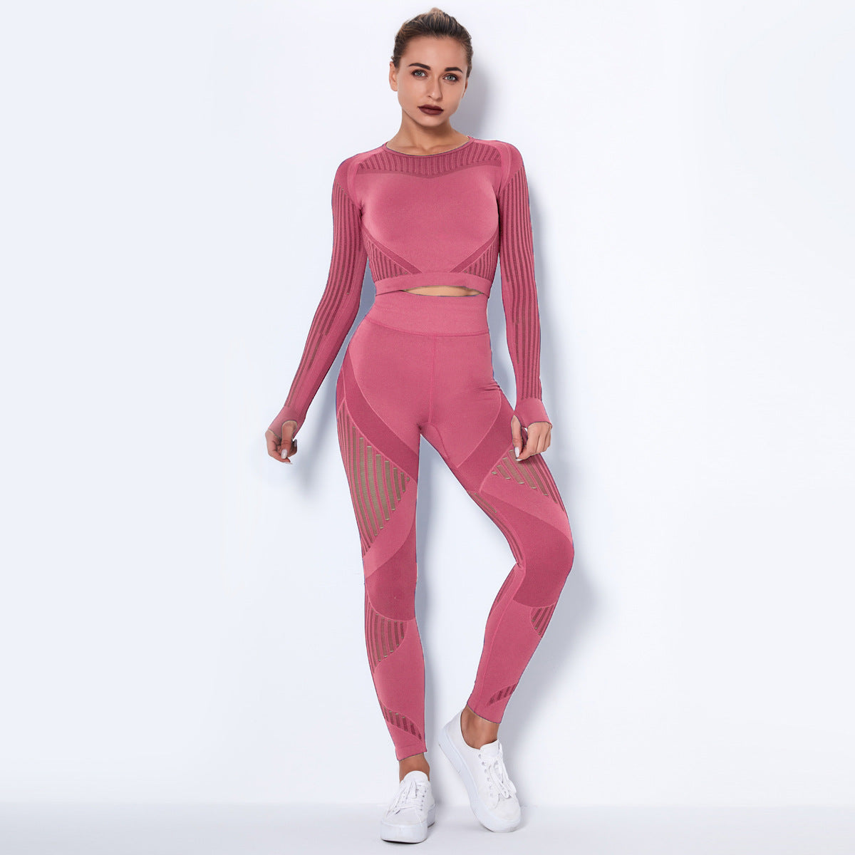 Nalani Seamless Flow Yoga Suit - Effortless Movement & Style