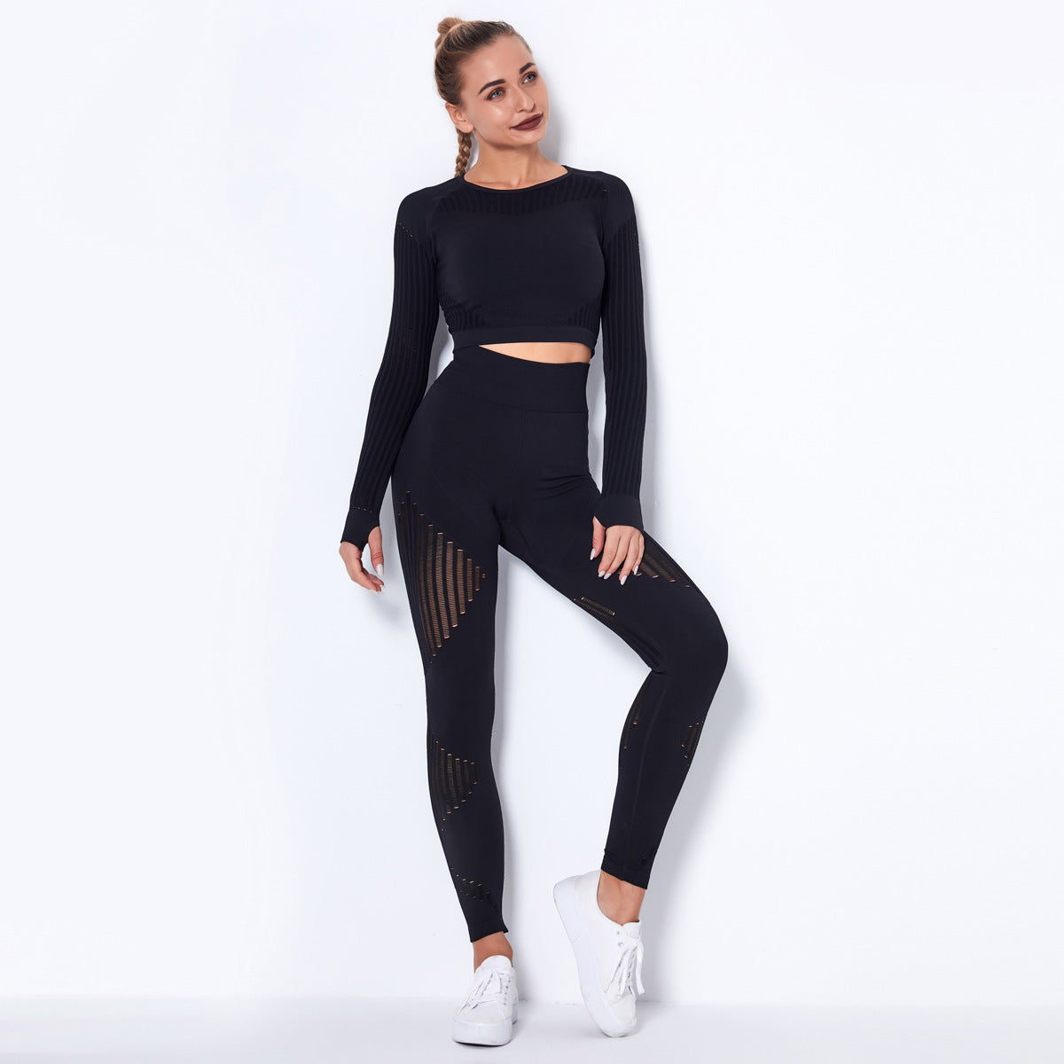 Nalani Seamless Flow Yoga Suit - Effortless Movement & Style