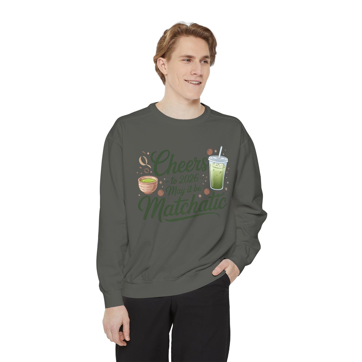 Matcha Cheers 2026 Sweatshirt