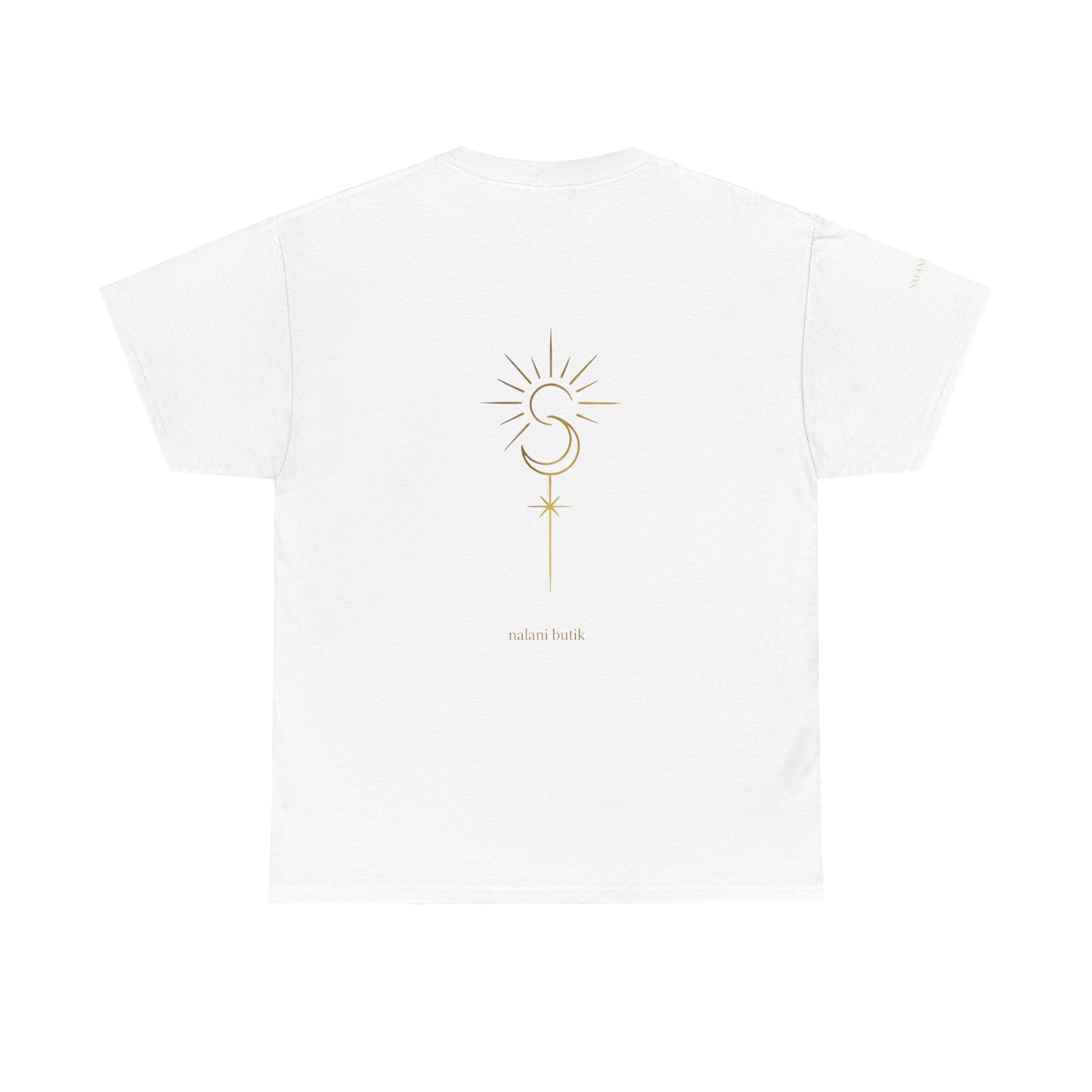 Minimal Sun & Moon Tee — Celestial Graphic T-Shirt