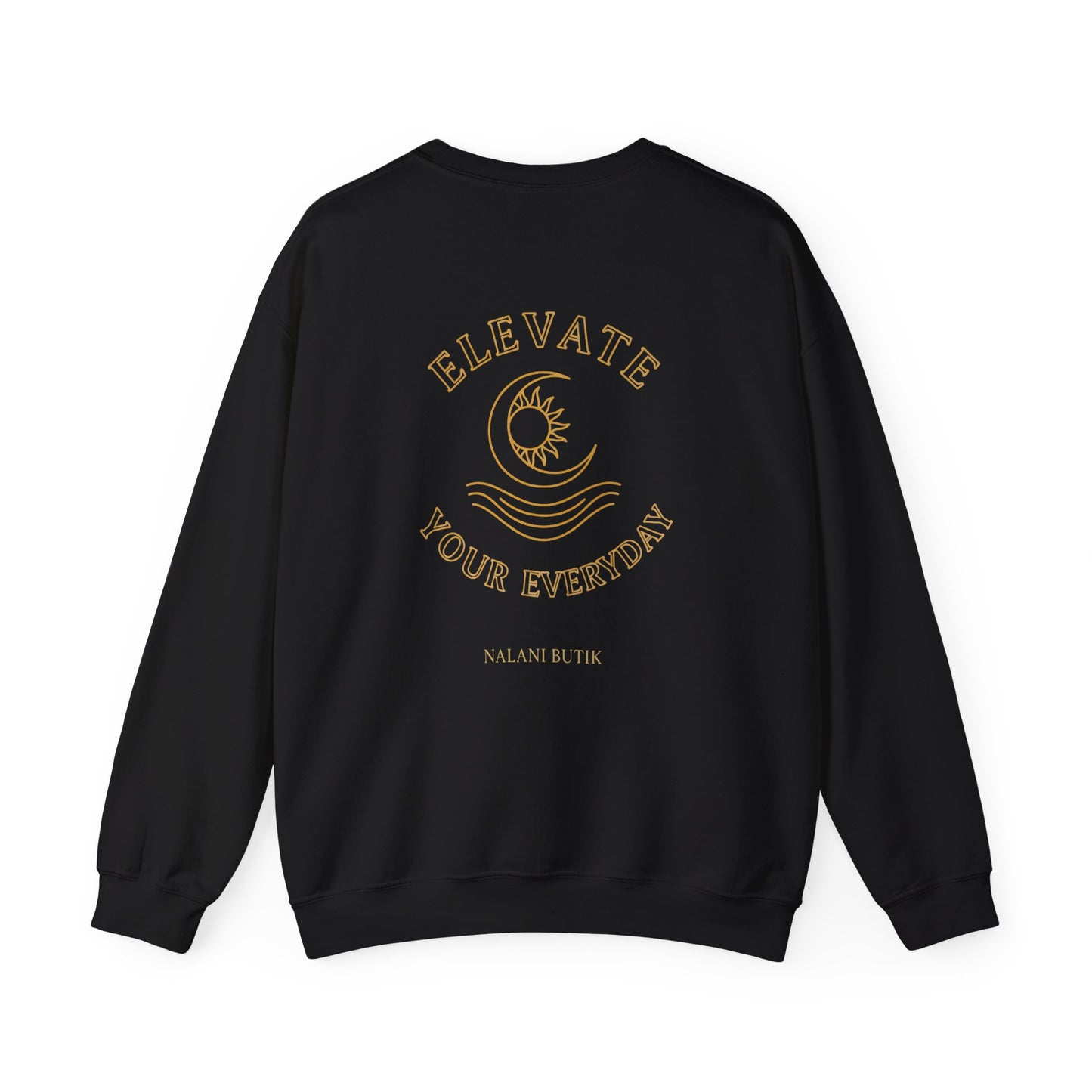 Elevate Your Everyday Crewneck Sweatshirt – Minimal Wellness Graphic
