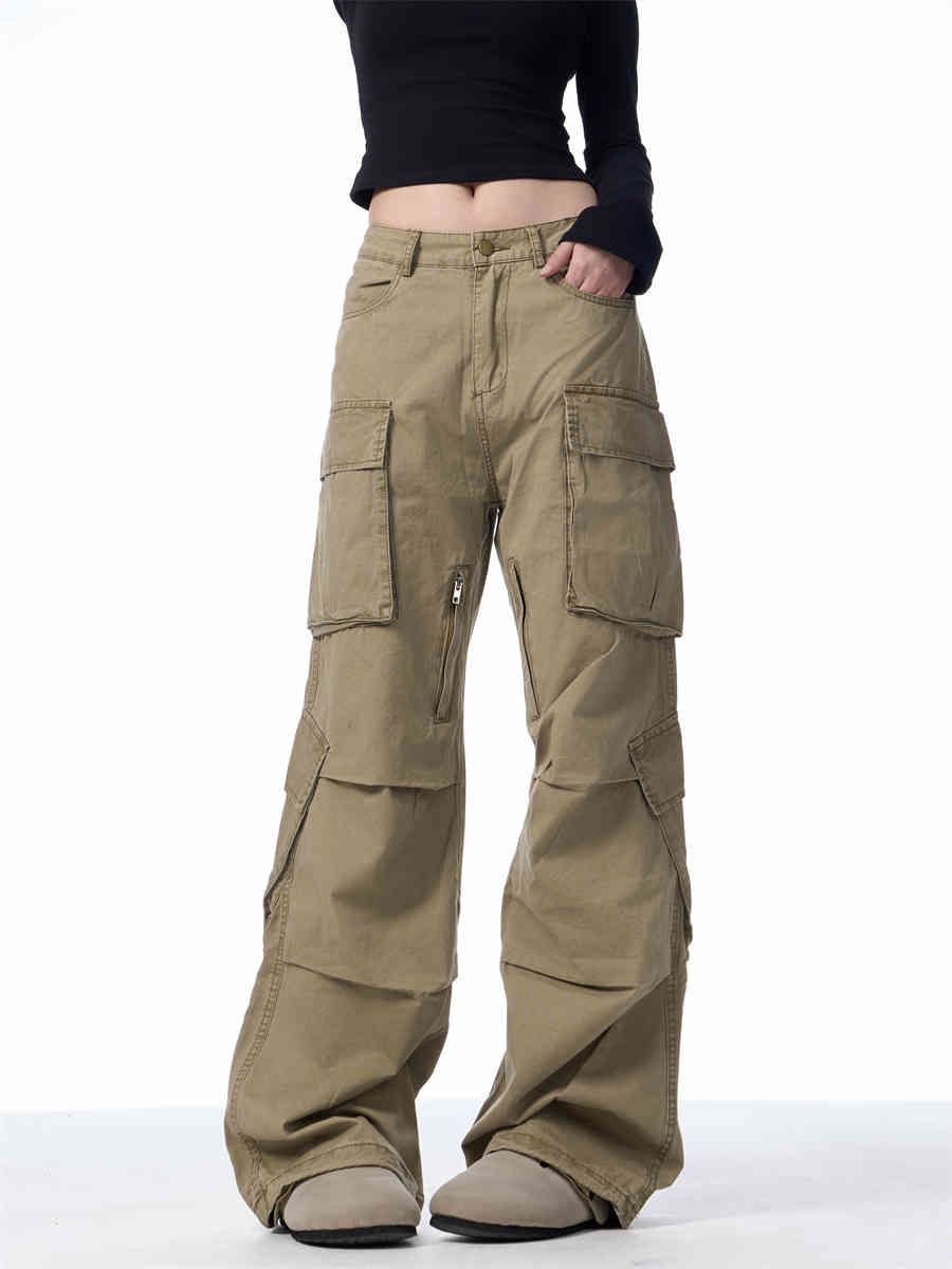 Nalani Utility Flow Straight-Leg Cargo Pants - Grounded Function. Effortless Movement.