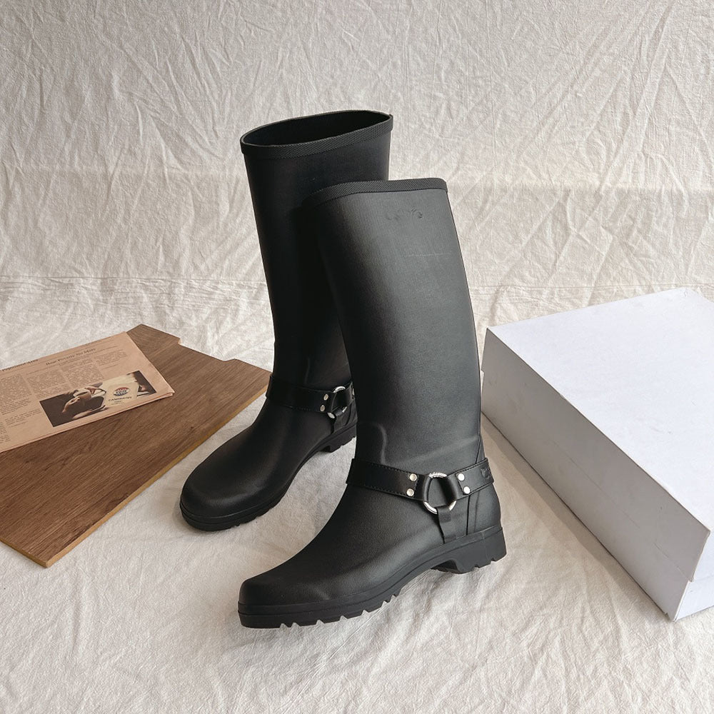 Nalani Waterproof Buckle Rain Boots