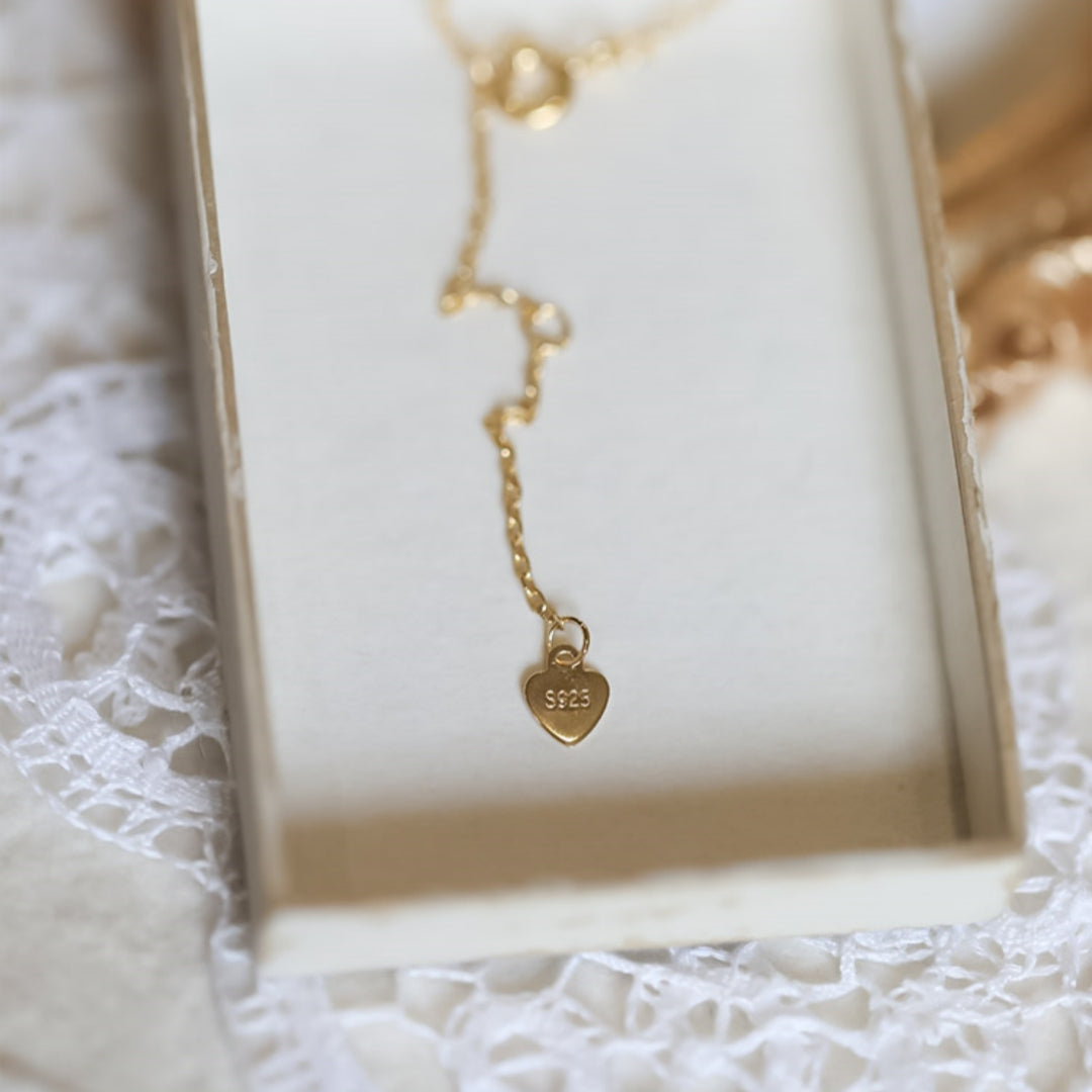 S925 Dual-Tone Maple Leaf Necklace – Gold & Silver Harmony Design