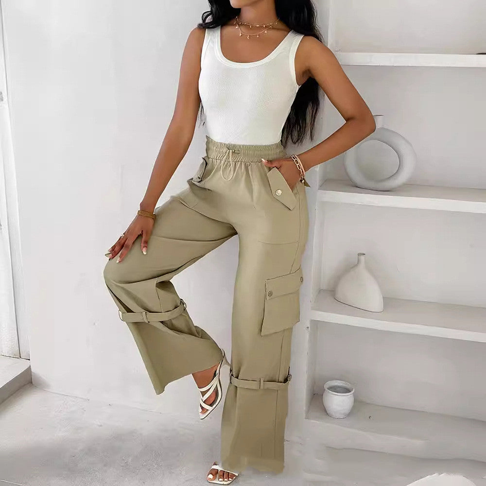 Nalani Modern Utility Pocket Pants - Clean structure with functional ease