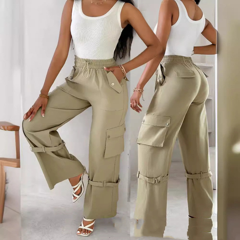 Nalani Modern Utility Pocket Pants - Clean structure with functional ease