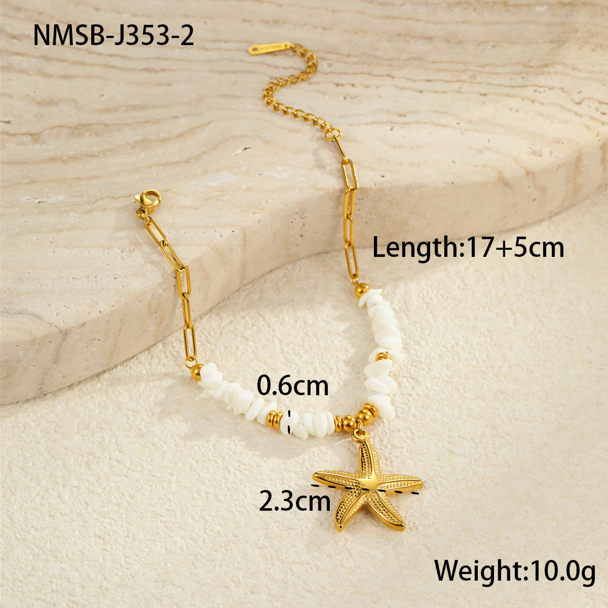 Golden Tides Jewelry Set – Ocean Pearl Necklace & Bracelet