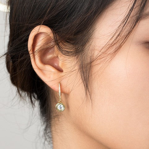 Retro Premium Light Luxury Hoop Earrings – 18K Gold-Plated S925 Needle