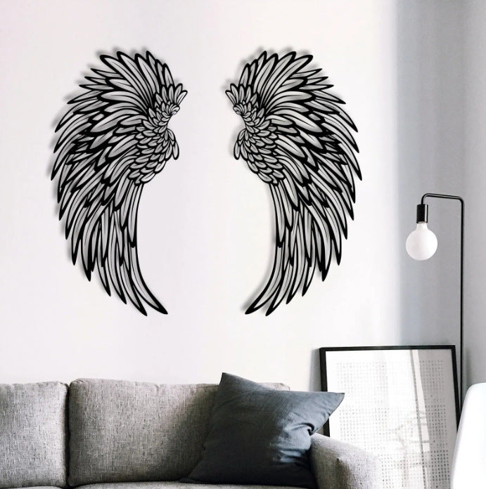 Angel Wing Wall Sculpture – Illuminated Statement Art
