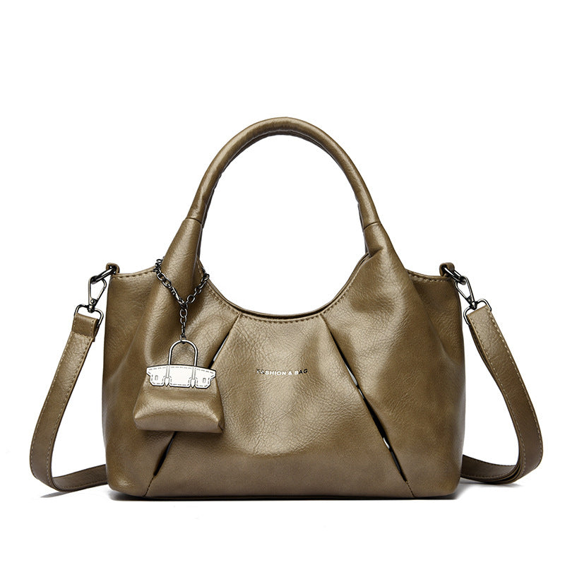 Nalani Soft Pleat Leather Shoulder Bag - A Relaxed Everyday Essential