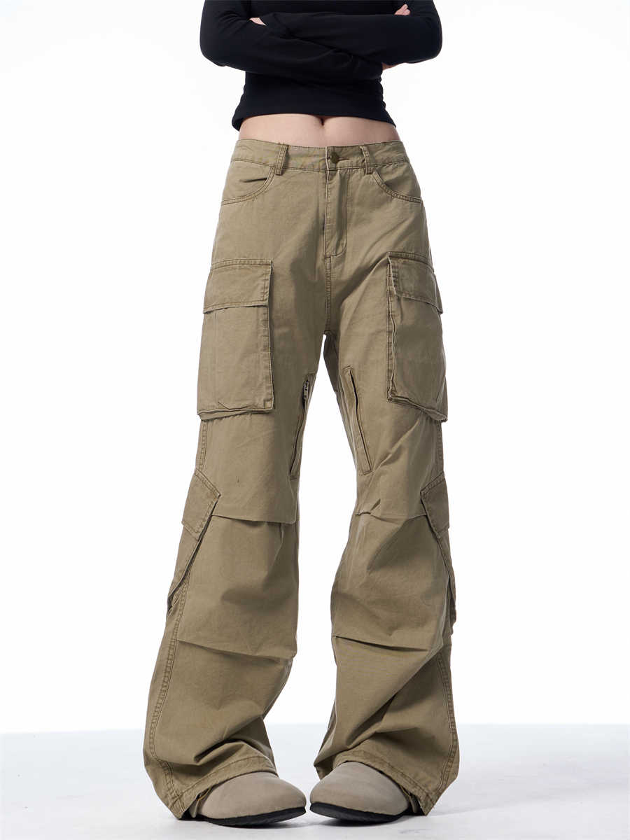 Nalani Utility Flow Straight-Leg Cargo Pants - Grounded Function. Effortless Movement.
