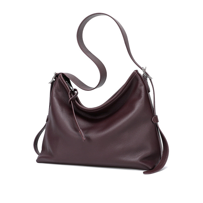 Nalani Soft Fold Leather Shoulder Tote - A Relaxed, Everyday Essential