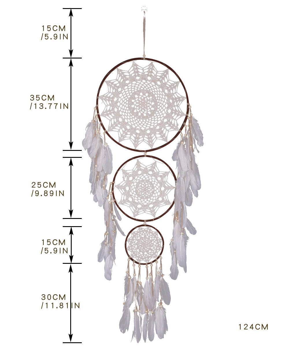 Handcrafted Dreamcatcher Wall Hanging – Calm Home Accent