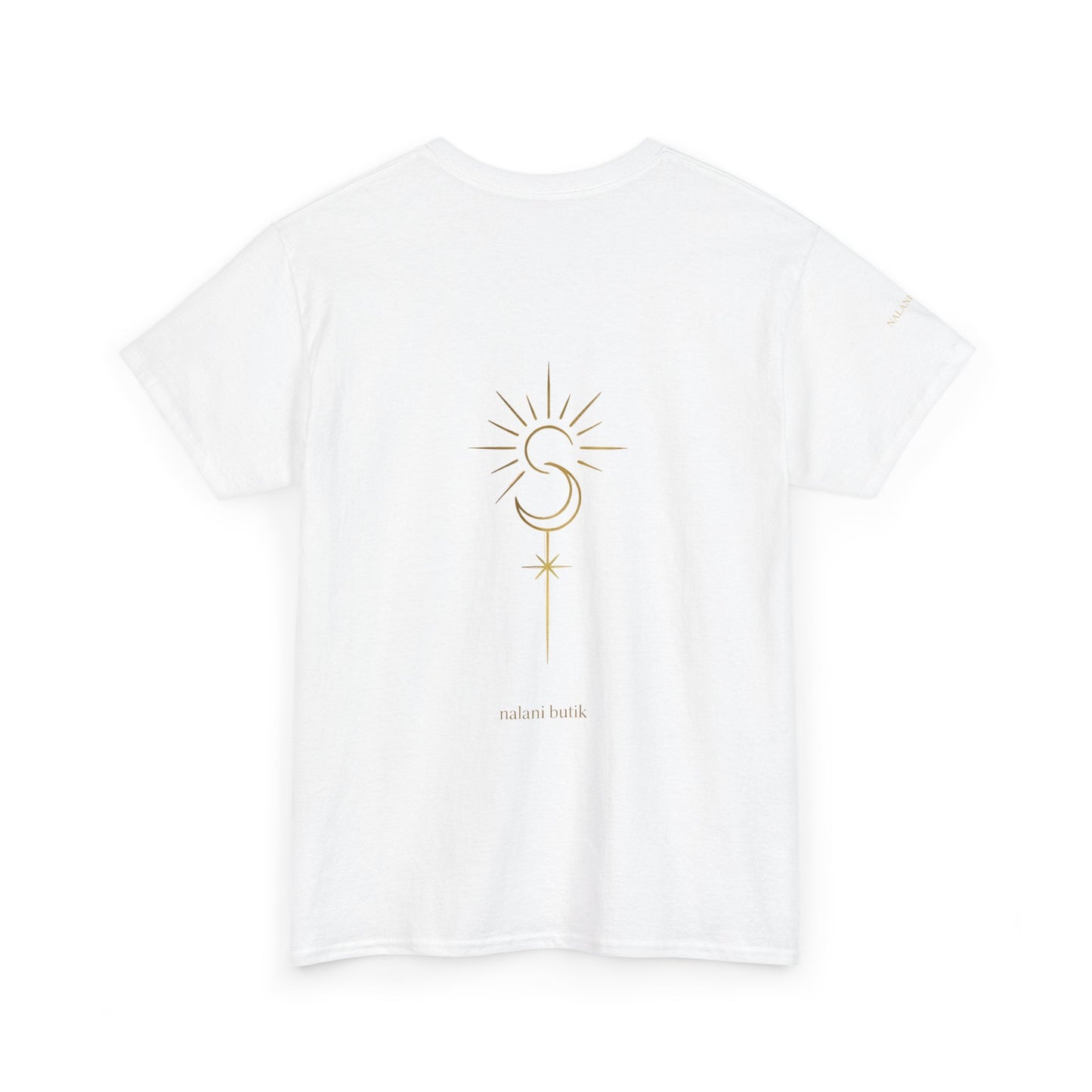 Minimal Sun & Moon Tee — Celestial Graphic T-Shirt