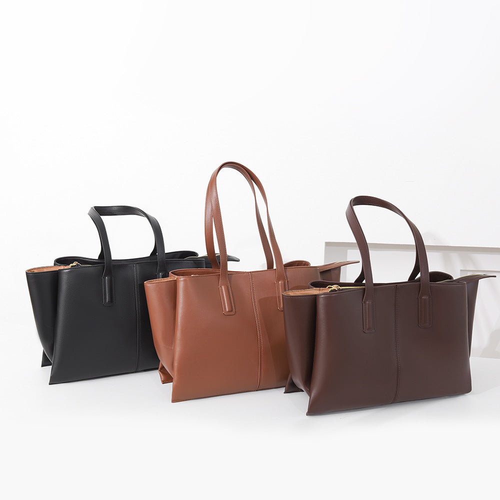 Nalani Soft Structure Tote - A Minimal, Spacious Everyday Bag