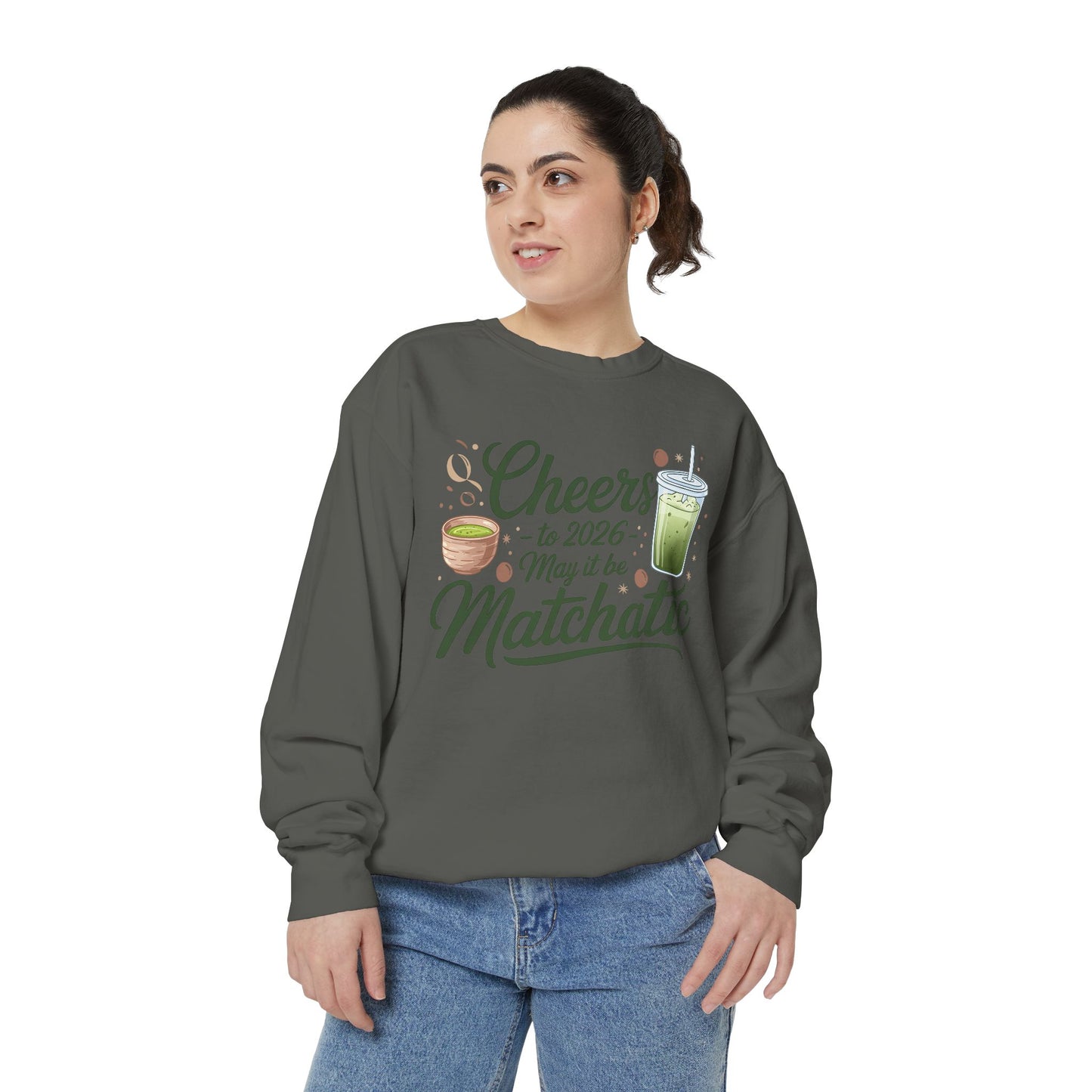 Matcha Cheers 2026 Sweatshirt