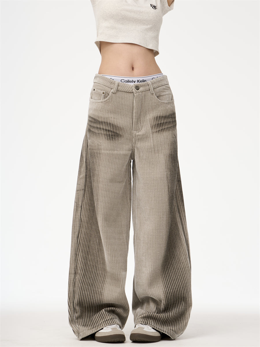Nalani Soft Corduroy Wide-Leg Pants - Soft texture. Timeless ease