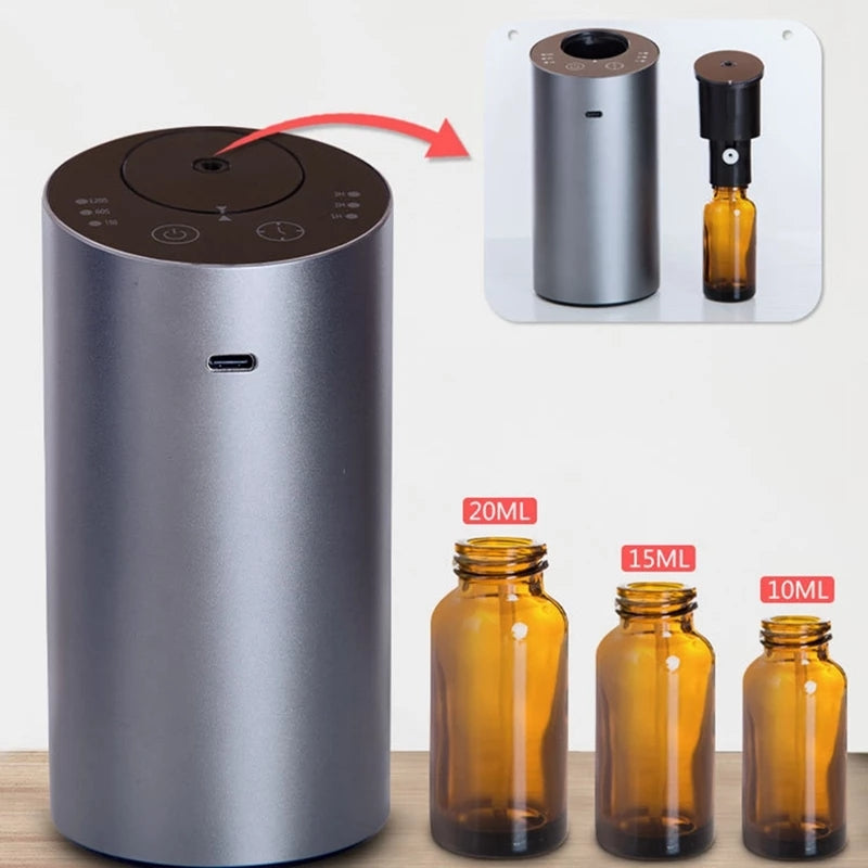 Waterless Aroma Diffuser – Essential Oil Nebulizer for Pure Fragrance