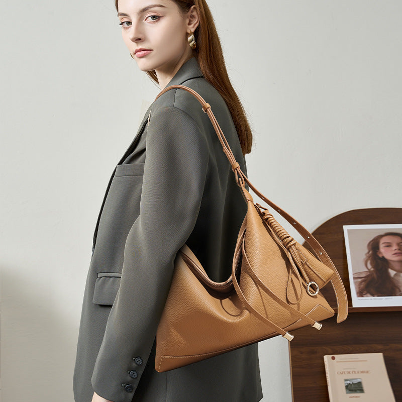 Nalani Refined Zip Crossbody - A Softly Structured Leather Essential
