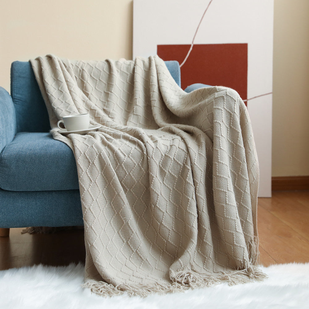 Nordic Knit Throw Blanket – Soft Everyday Comfort