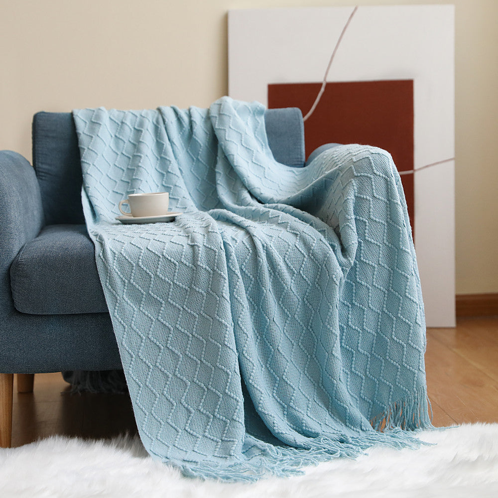 Nordic Knit Throw Blanket – Soft Everyday Comfort