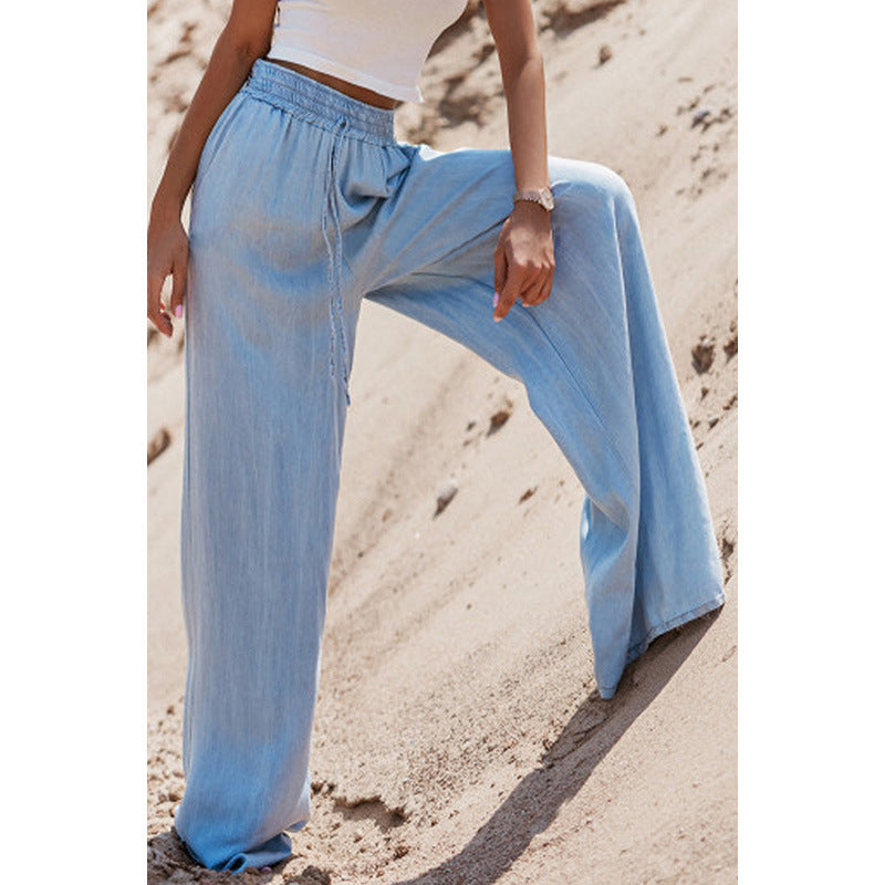 Nalani Tencel Flow Wide-Leg Jeans - Lightweight comfort. Fluid movement